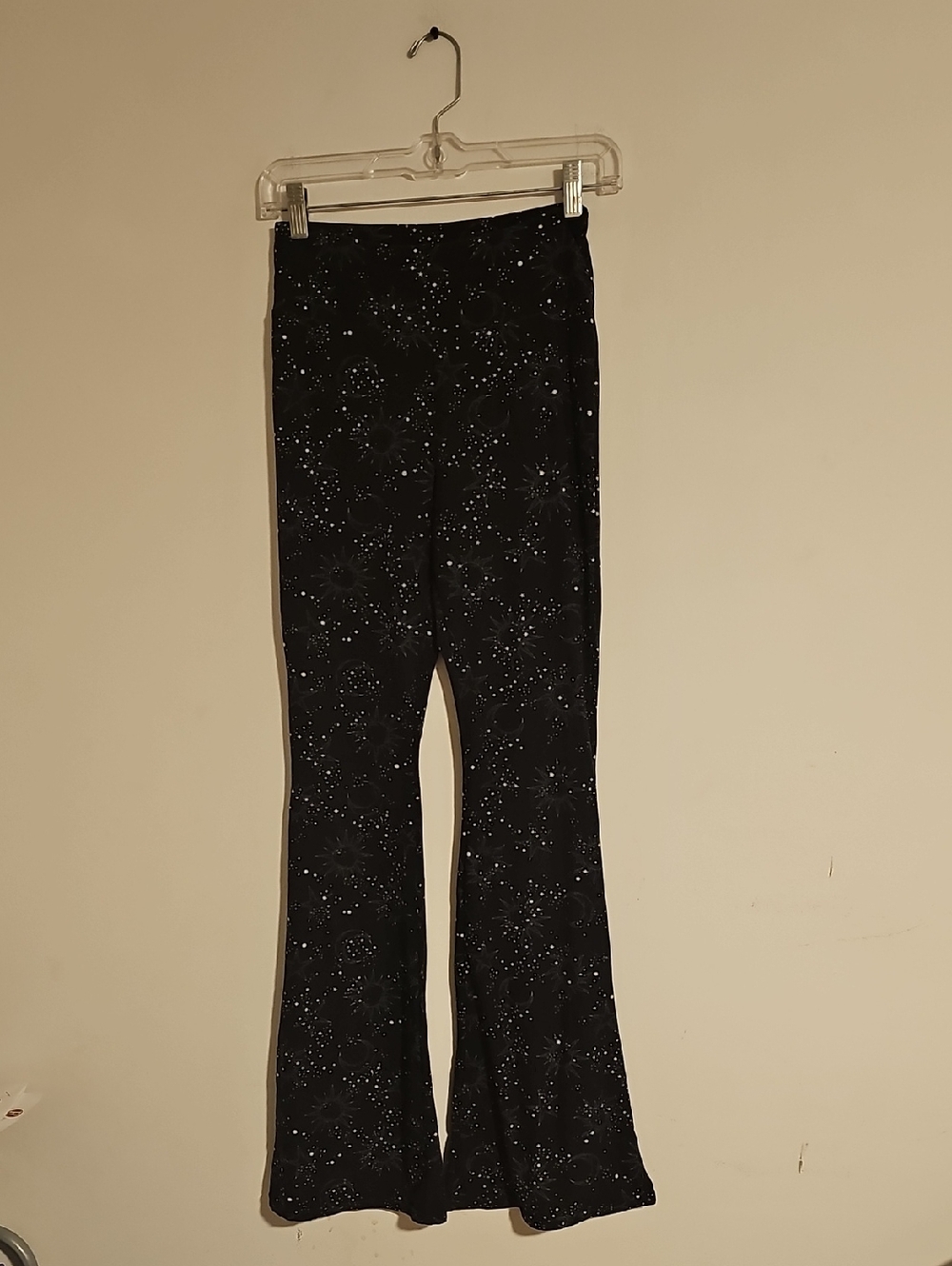 No Boundaries Black Sparkle Flare Pants